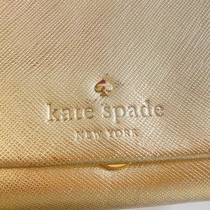 Kate Spade Gold Clutch